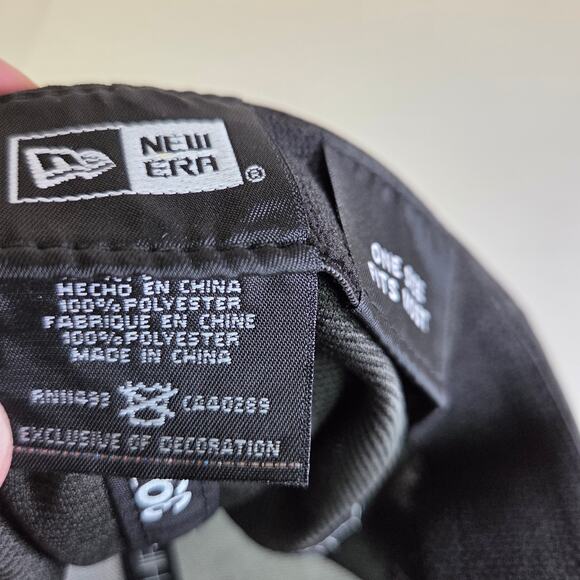 New Era 39THIRTY Houston Astros 2017 World Series Champs Hat OSFM Black Gray - Picture 9 of 11